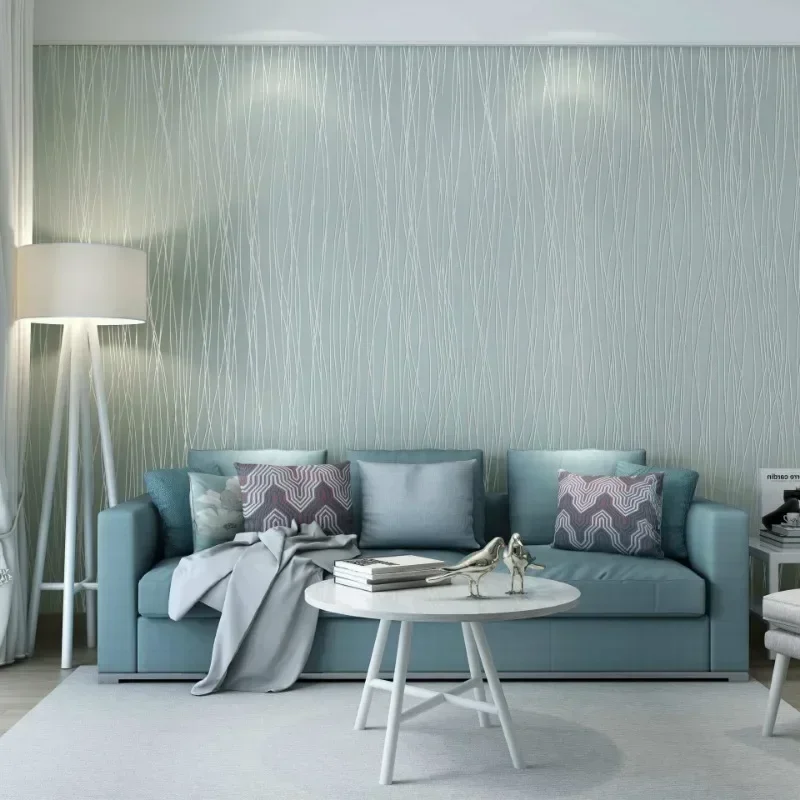 Gulungan Wallpaper non-tenun warna polos untuk ruang tamu kamar tidur dekorasi latar belakang TV dekorasi rumah Modern tapeta winylowa
