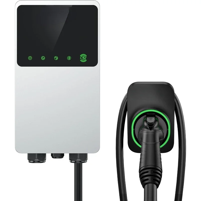 

MaxiCharger Home Electric Vehicle (EV) Charger, up to 50 Amp, 240V, Level 2 WiFi and Bluetooth Enabled EVSE, Hardwired,