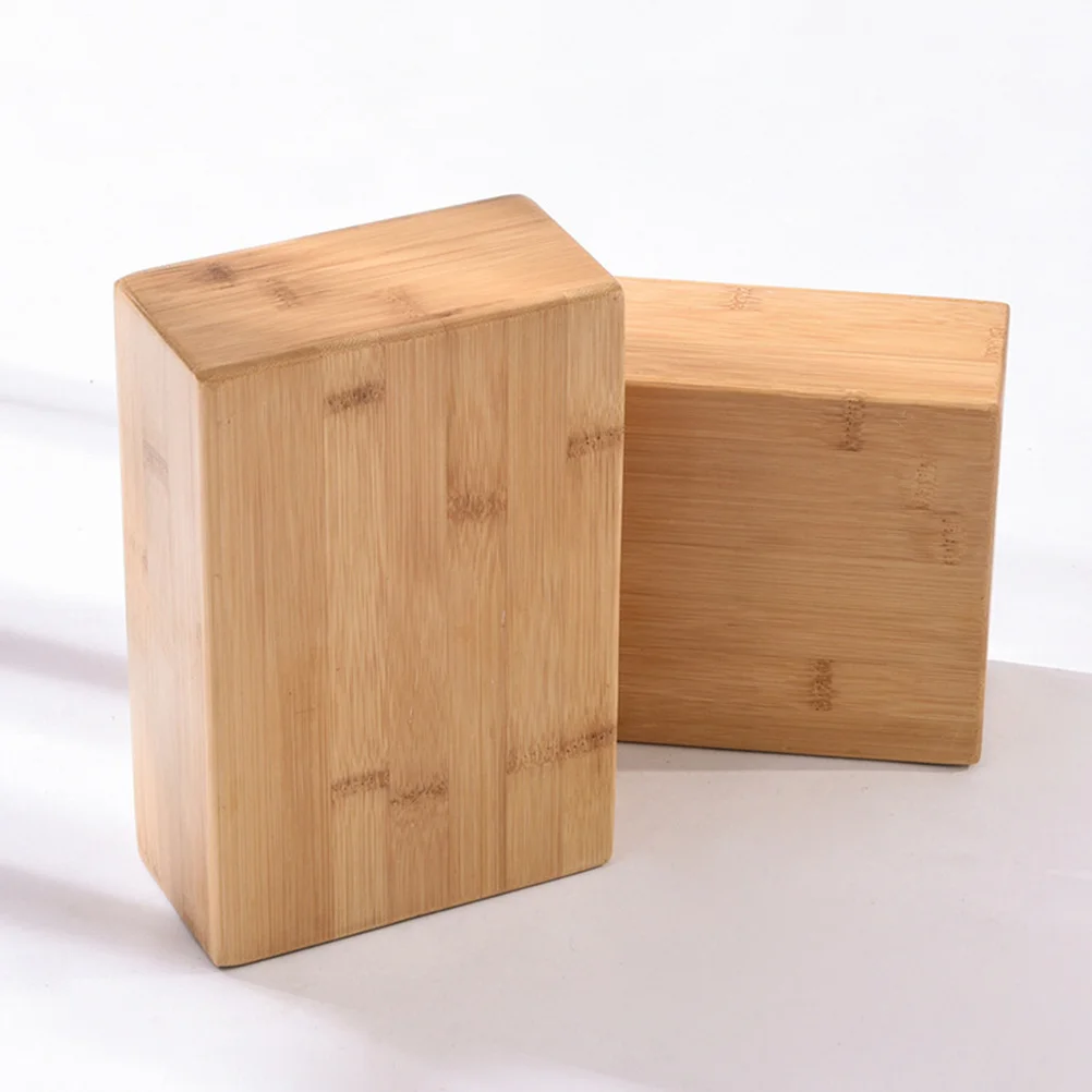 1 قطعة كتلة خشبية ذات سطح أملس من الطوب لتدريب ممارسة اليوغا أداة مساعدة قوة متوازنة #1