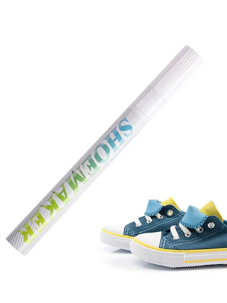 Shoe Repair Pen Leather Dye Marker Pens 20g Sneaker Whitener Conditioner Restorer Finisher for Cleansing Remove Yellow Edge for