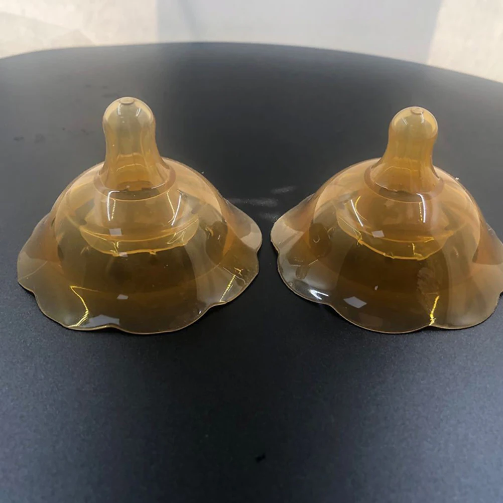 

2Pcs Breastfeeding Cups Silicone Nursing Shield Milk Saver Bra Protector ange Leak Proof Mother Baby Skin Contact Flat Nipples