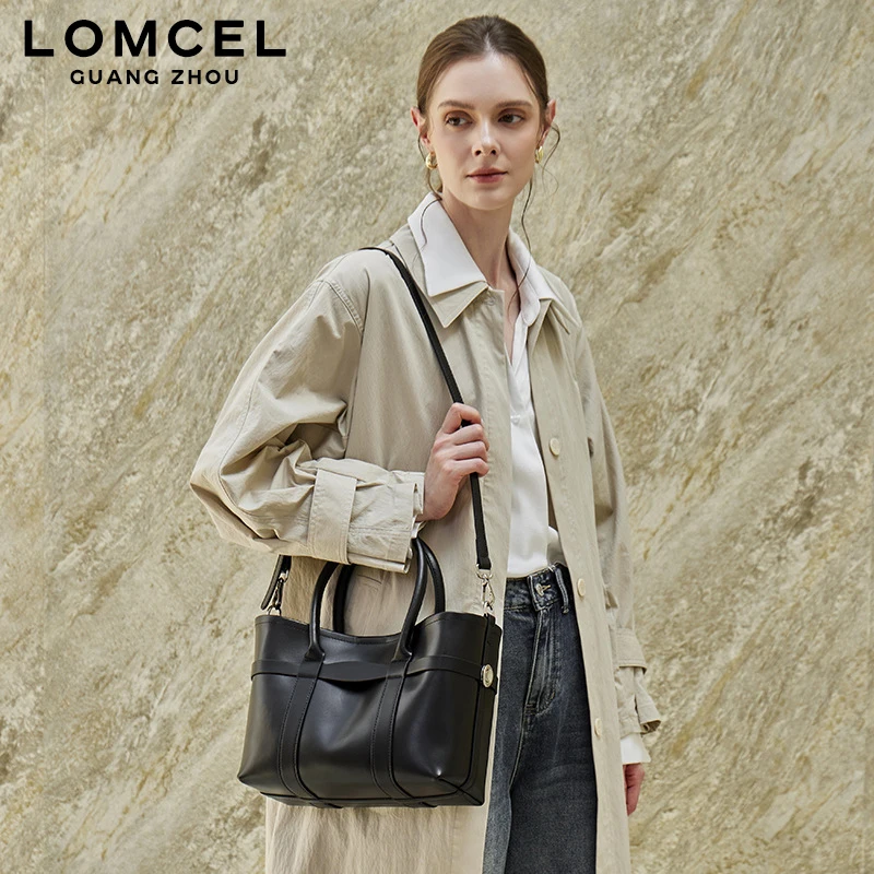 LOMCEL 240 Premium Korean best-selling convertible small-sized women's handbag waist accessory with Napa pattern shoulder bag fo