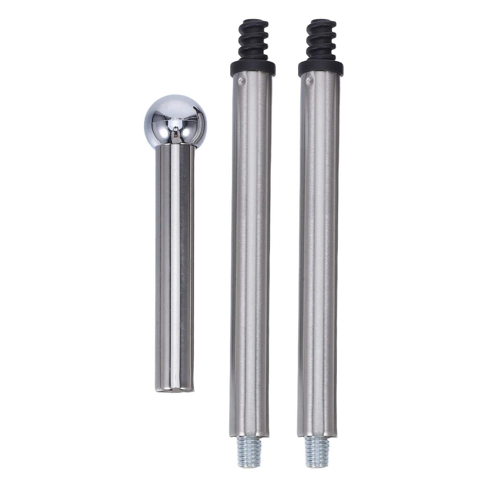 

Heavy Duty Stainless Steel Toilet Brush Set Includes Brush and Stand Rust Resistant Design Perfect for Household Bathroom