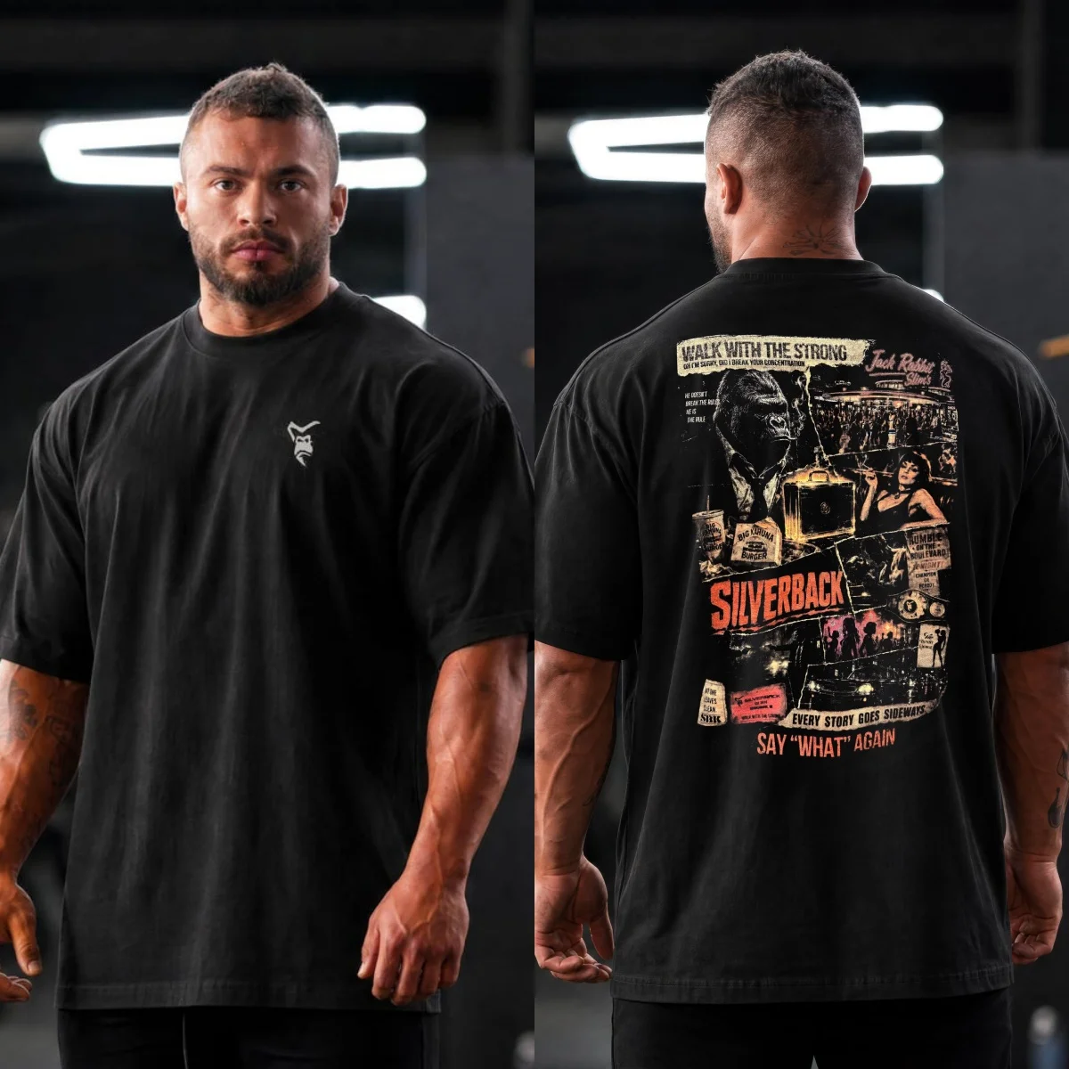 Top Built in The Shadows T-Shirt GYM Graphic Cotton Tee Printing High-end Luxury Unisex Style Both of Men and Women