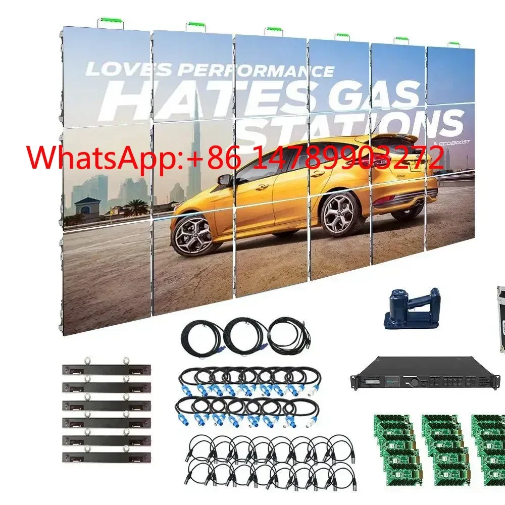 

Custom Outdoor Portable Easy Installation Rental LED Display IP65 Waterproof 4K HD for Sports Events Stage Backdrop