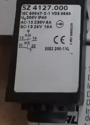 

Новый концевой выключатель RITTAL 2026 SZ4127.000 PS4127