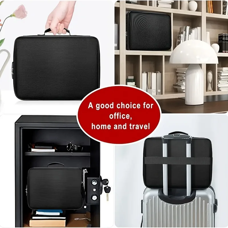 ID Bag Home Simple Men and Women File Bag Organizer Multifunctional Set Card Bag Oxford Cloth Storage Bag Handbag