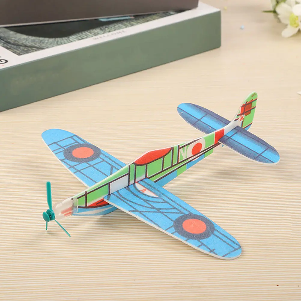 

15Pcs Outdoor Throwing Plaything Premium Foam Plastic Material Durable Flexible Airplane Glider Toy Glider Plane Toy