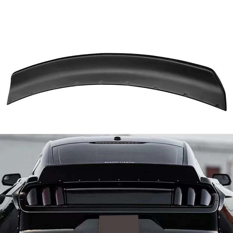 

AUto Boy System Real Carbon Fiber Fibre Rear Spoiler Wing Duck Tail For Ford Mustang 2015-2022