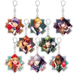 Anime Peripheral Store Obey Me! Asmodeus Mammon Lucifer Leviathan Acrylic Keychain Pendant Ornamen Fans Charm Gifts About 6cm