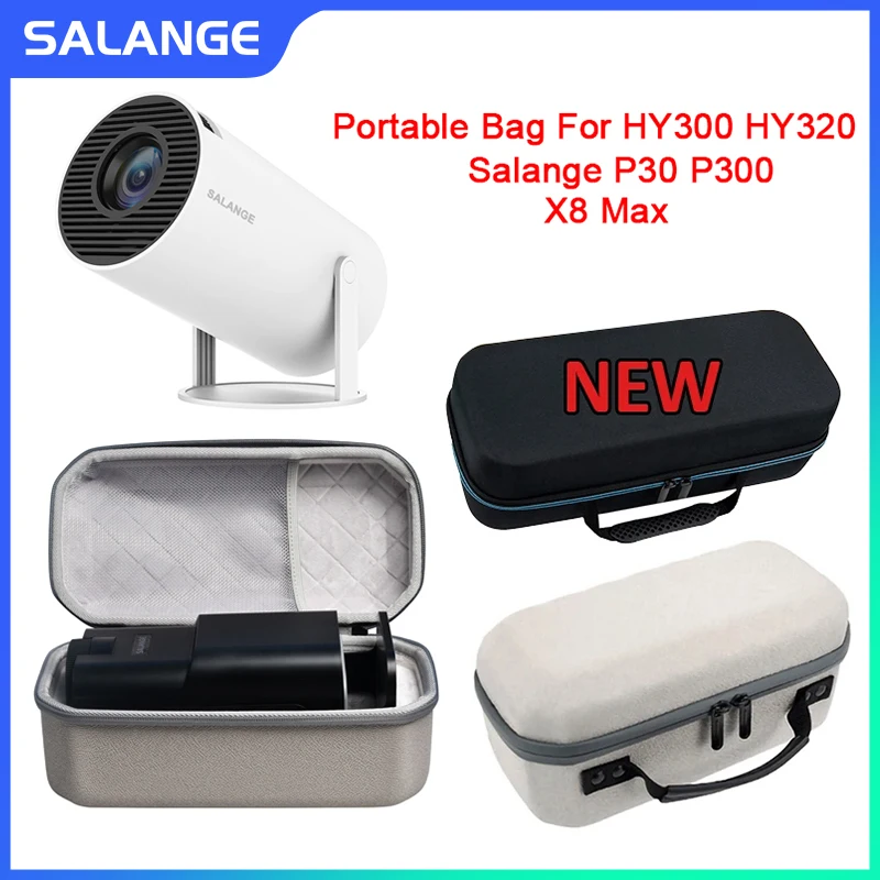 

Salange Storage Case for HY300 Projector Travel Carry Projector Bag for Samsung The Freestyle Zipper Protector Carrying Bags