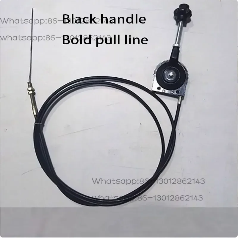 Hand Throttle Control for Excavator Harvester Tractor Ship Manure Spreader Throttle Cable Assembly Self-locking Controller