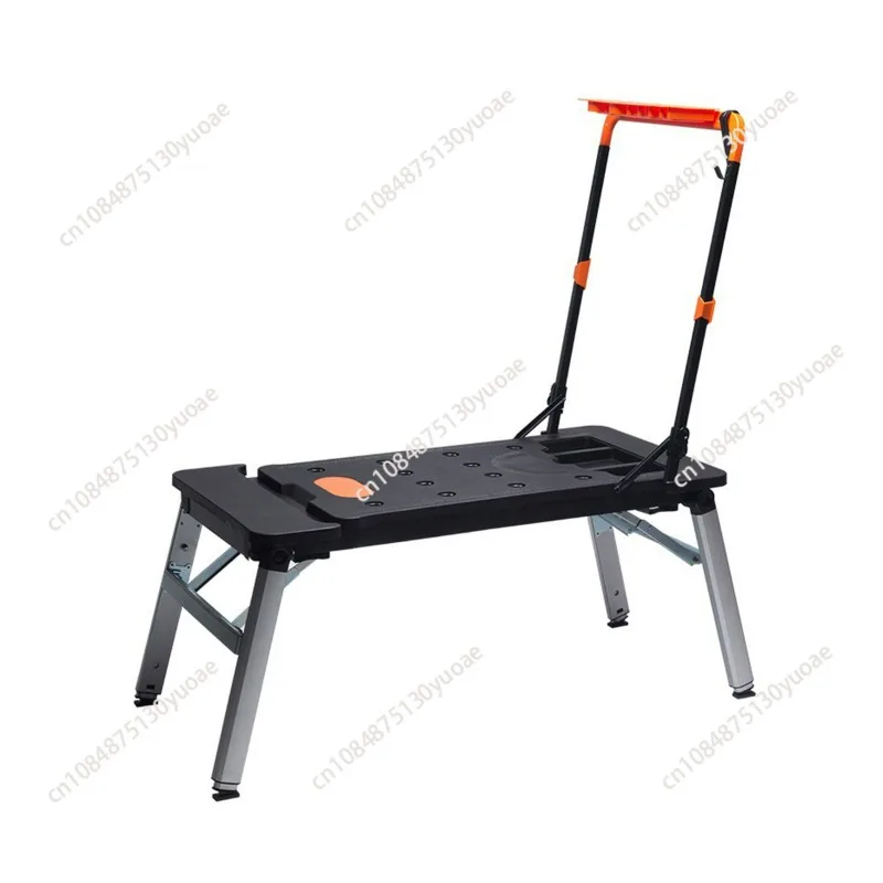 Multifunctional Workbench Horse Stool Stainless Steel  Console Trolley Scaffolding Mobile Platform Ladder