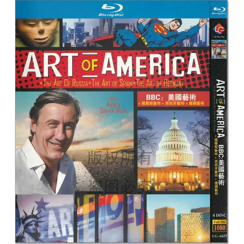 USA Germany Russia Spain Art Documentary 1080p High Definition BD Blu Ray 4 Disc Set