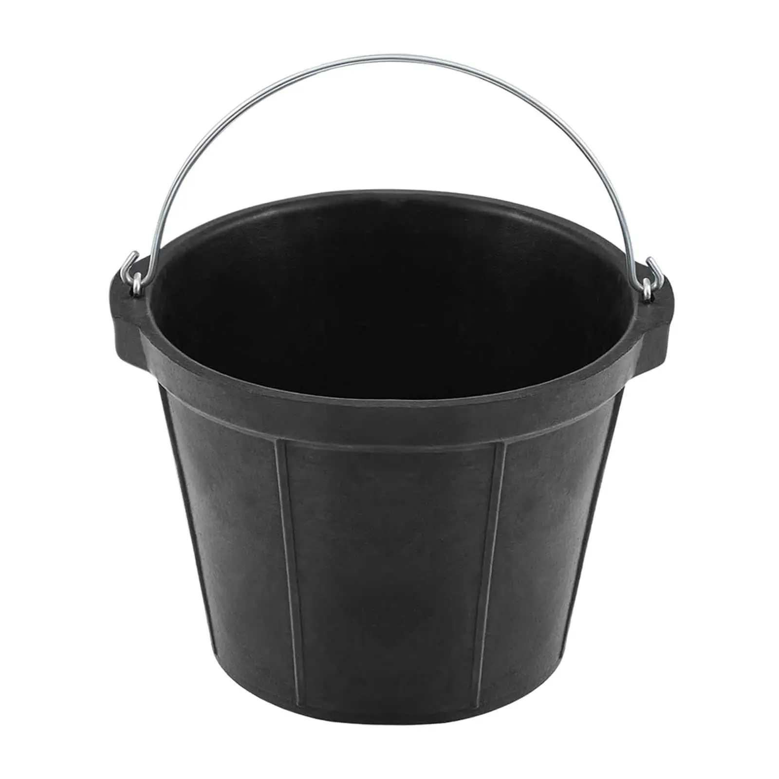 Rubber Feeder Bucket Horse Stall Feeding and Watering Multifunctional 8L Horse Feeder Horse feed Bucket for Pig Goats Chicken
