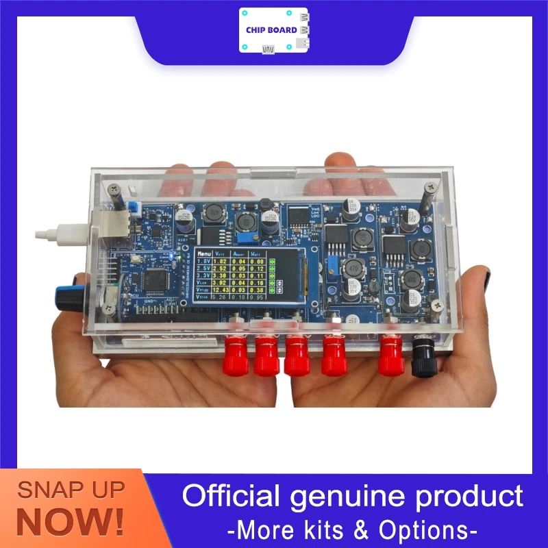 

Crowdsupply-BenchVolt PD: 5-канальный USB-источник питания с открытым исходным кодом, регулируемыми выходами, ограничением тока и контролем формы сигнала