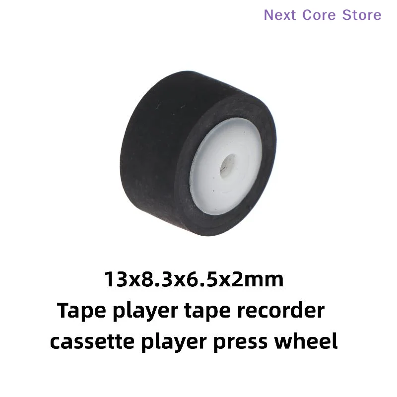 [NC] 1 unidad de rodillo de goma de 13x8.3x6.5x2mm para grabadora de audio y cassette, compatible con los modelos 700, 800, 777, 4500, 9930, 9940 [NC]
