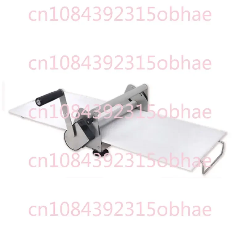 CS-3080 Bakery Machine Table Top Dough Sheeter Machine Pizza Croissant Dough Sheeter Dough Thickness 1-17.5mm Silver Steel Cake