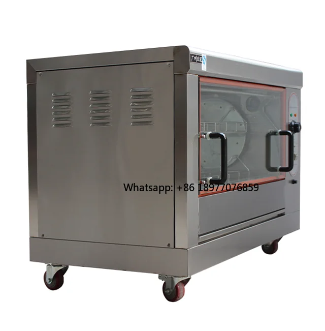2026 Electric Commercial Stainless Steel Rotisserie/Rotary Chicken Oven & Commercial Chicken Roasting Machine With 1 Year Warran