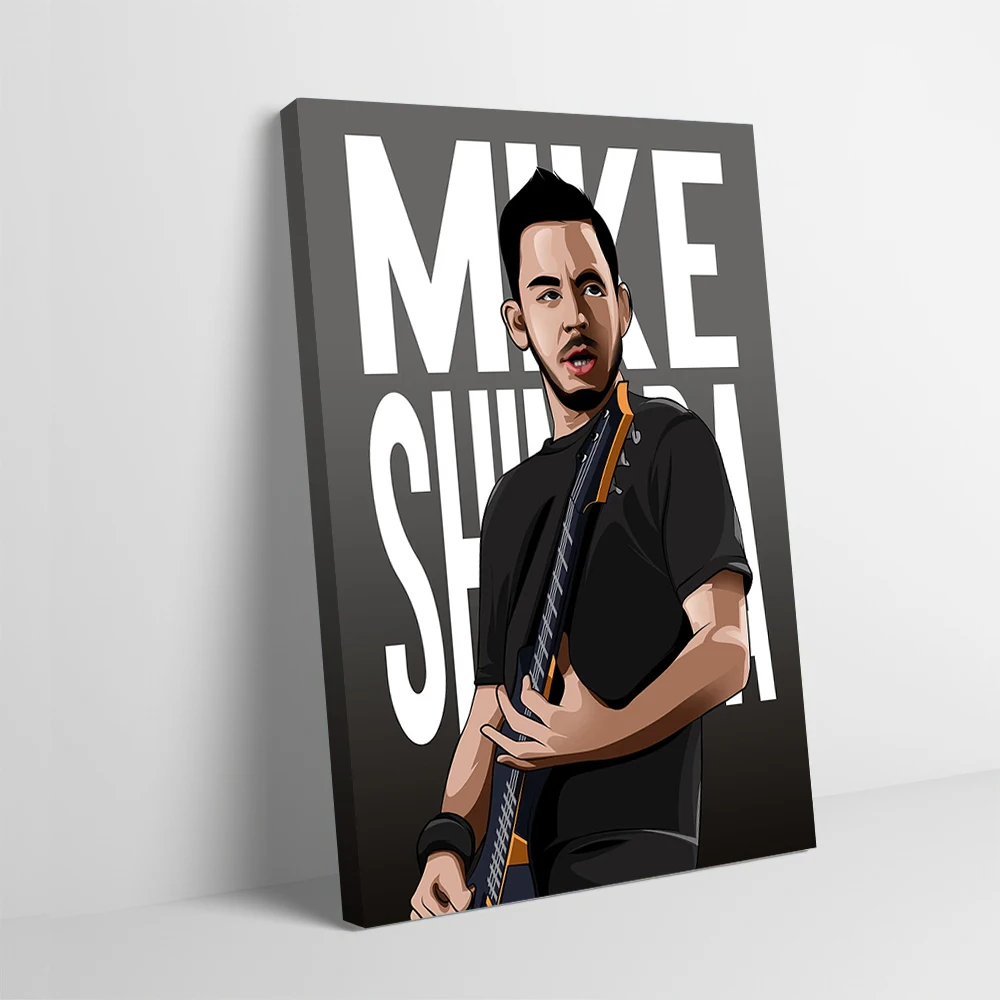 Pôster impresso de Mike Shinoda, imagens personalizáveis, arte de parede, pintura em tela, presente para decoração de quarto, decoração para jogadores, casa