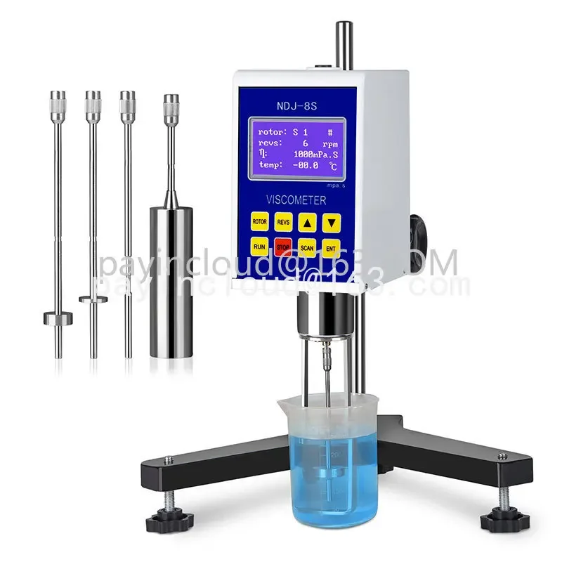 Brand New Original Digital Rotary Viscometer High Precision Paint  Viscosity Meter LCD NDJ-5S/NDJ-8S/NDJ-9S