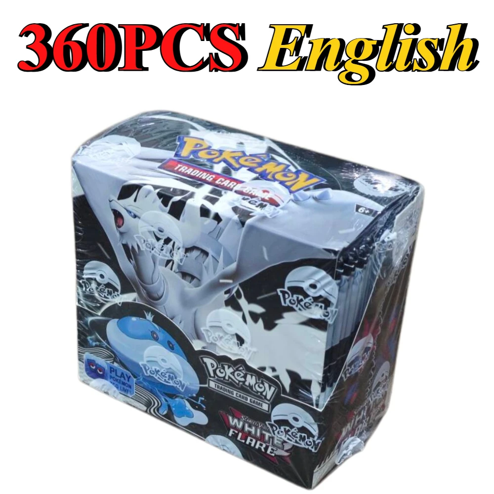 360PC Pokémon Kaarten Mega Evolution Pitch Black Phantasmal Scarlet Violet Black Bolt Engelse Booster Battle Transactie Kaart Speelgoed