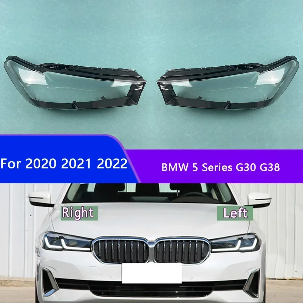 

For BMW 5 Series G30 G38 2020 2021 2022 Car Headlamp Cover Headlight Lens Cover Lampshade Bright Shell Lens Covers