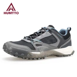 HUMTTO Outdoor Men's Sneakers Breathable Trail Shoes for Men Luxury Designer Sports Hiking Boots Man Summer Trekking Sneaker