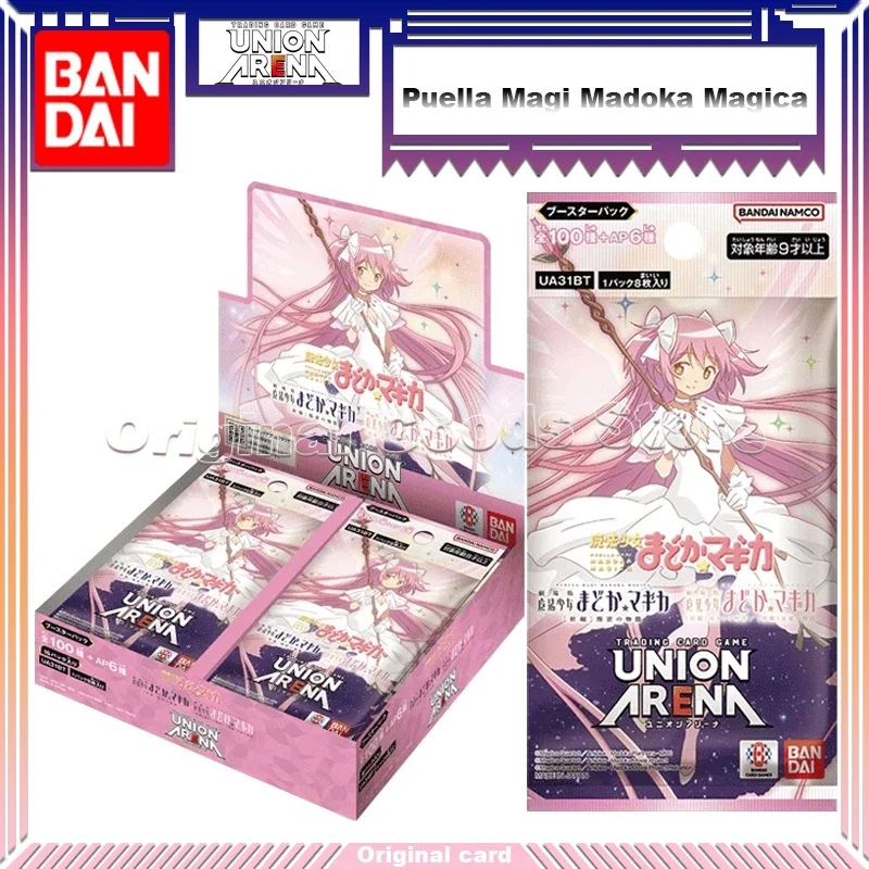 Original Bandai Puella Magi Madoka Magica Card UNION ARENA Japanese Version Pre-group & Supplement package Genuine Box Kid Gifts