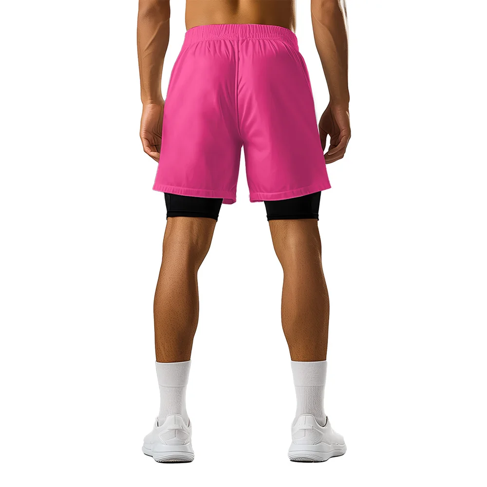 Calções com estampa de rua casual, rua alta, 3D Premium Print, Rosa Vermelha, Esportes, Basquete, Tendência, Verão