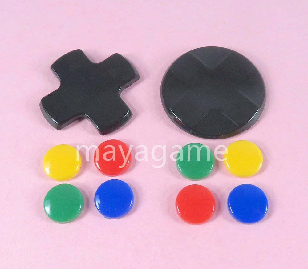 5 مجموعات ل نينتندو سويتش Joycon التناظرية عصا غطاء غطاء ل نينتندو سويتش NS المضادة للانزلاق الصليب التعميم D-الوسادة زر الملحقات