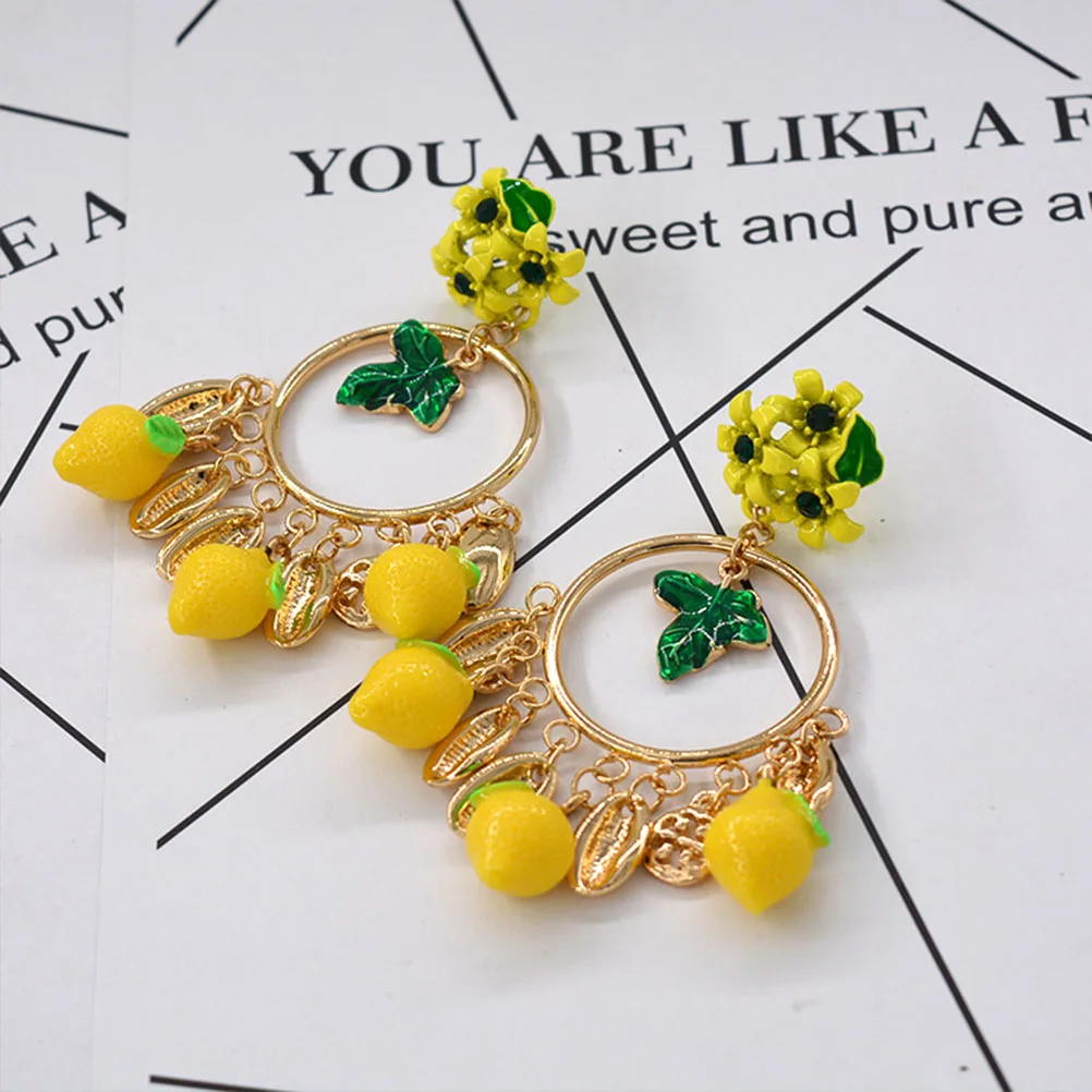 

Vintage Oversized Earrings Baroque Style Unique Eardrop Stylish Casual Jewelry Party Ear Ornament Durable Women Ladies Gift