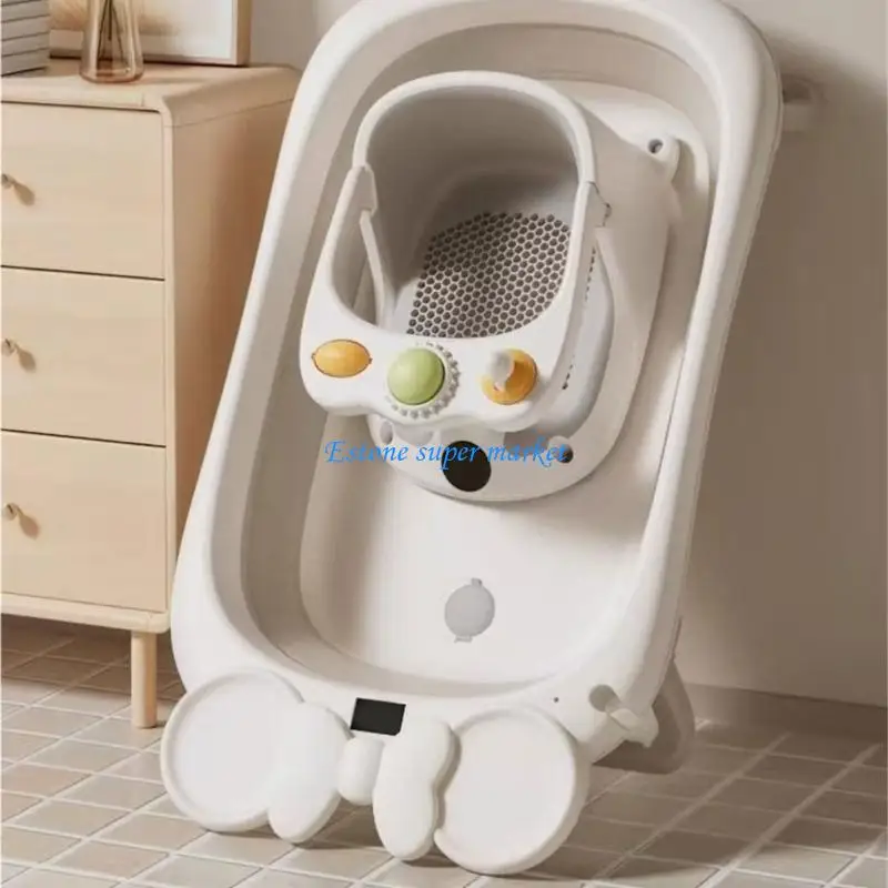 090B Secure Infant Bathing with Anti Slip Base for 6+ Month Baby Supportive Baby Bath Tub Chair with Drainage Hole view 2