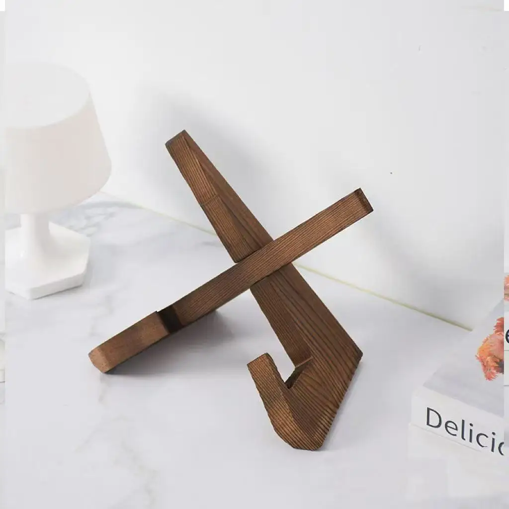 

Wooden Stand Recipe Book Record Photo Display Tablet Rack Plate IPad Holder Table Easel Stand Cookbook Holder Decor Kitchen Tool