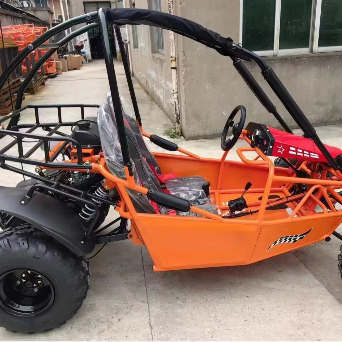 High-speed snowmobile snow kart 150cc four-stroke all-terrain two-seater off-road kart