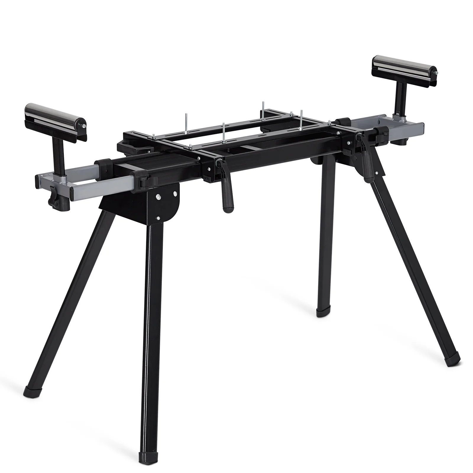Miter Saw Stand with 440Lbs Load Capacity, 27lbs Lightweight Saw Stand with Durable Iron Skeleton frame, Quick to Install and Remove, Compatible & Portable