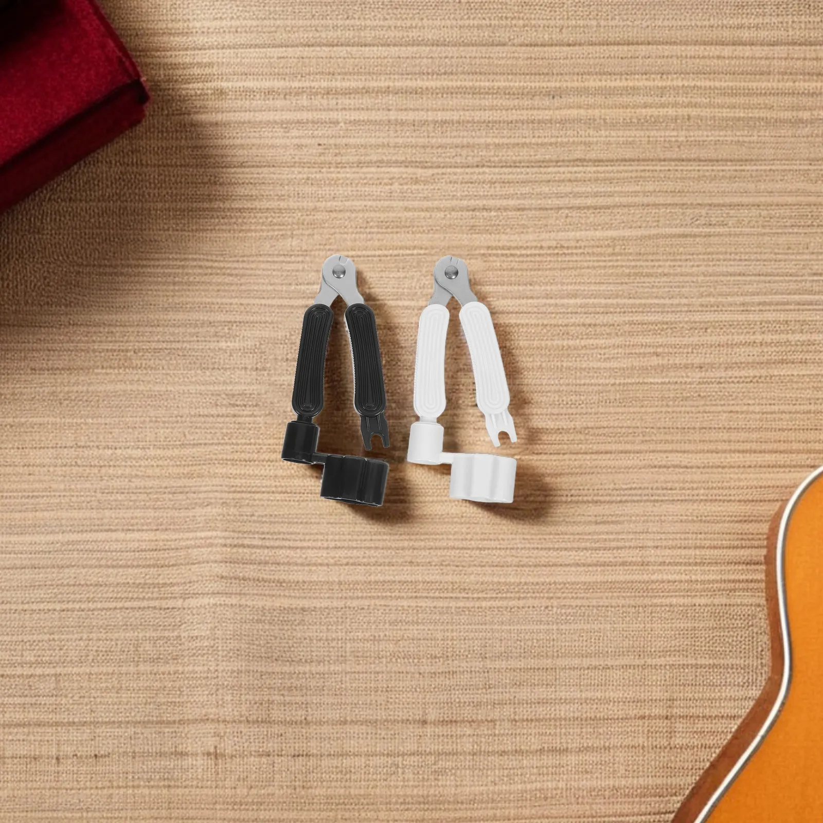 2 Pcs Guitar Tool Kit Repair Tools for Restringing Maintenance Bridge Pin Puller