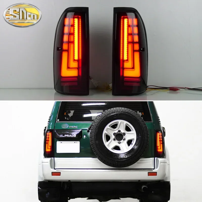 

Car LED Tail Light For Toyota Prado 2700 3400 LC90 LC95 1996-2002 Taillight Rear Running Light + Brake + Reverse + Turn Signal