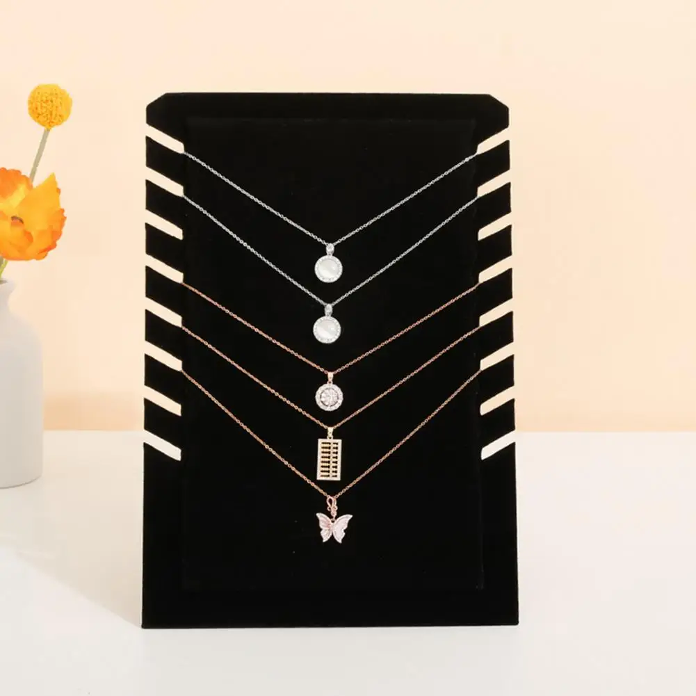 Jewelry Display Board Elegant Necklace Display Rack for Jewelry Prevents Scratches Organizes Necklaces Stylish Holder for Store