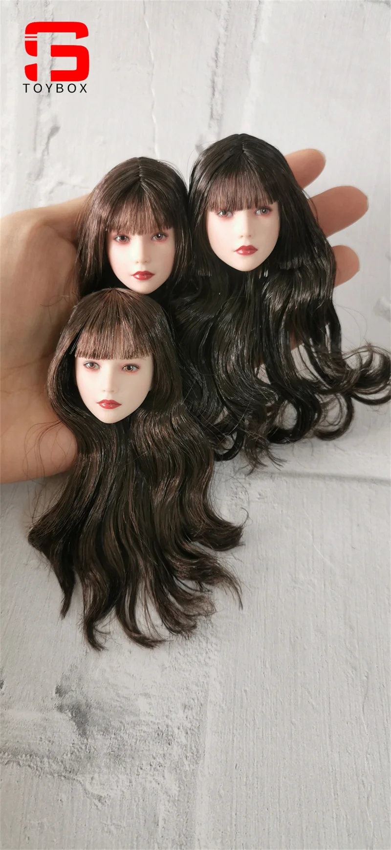 Figura de acción de chica asiática a escala 1/6, ojos móviles, cabeza esculpida, modelo tallado apto para soldado femenino de 12 pulgadas, cuerpo de figura de acción de piel pálida