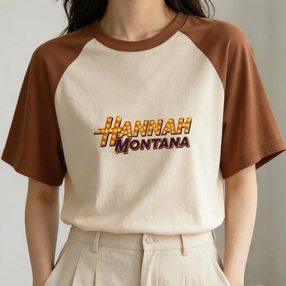 Hannah Montana tshirt women dollette emo grunge 80s harajuku t shirt gothic gyaru baddie scene  cute