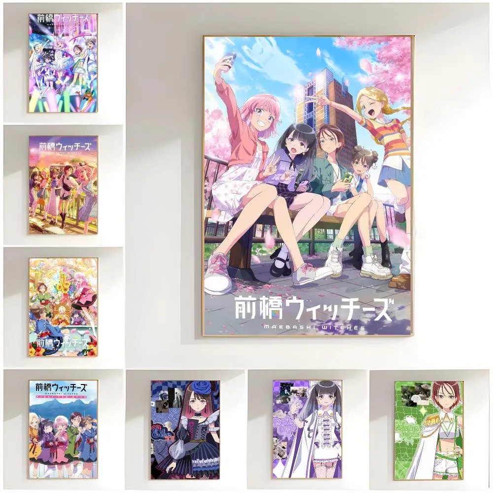 Urban Fantasy M-Maebashi Witches Poster Classic Wall Art  Home Decor  Peel and Stick Unframed