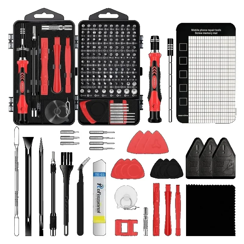 

New 135pcs in 1 Multi-function Screwdriver Set Mobile Phone Tablet Computer Repair Opening Pry Precision Tool Kit