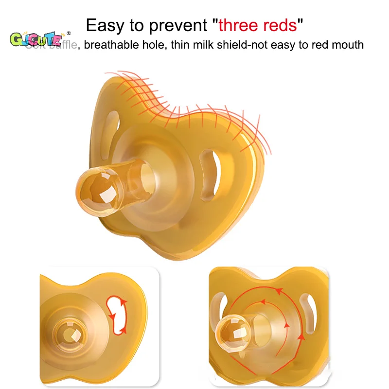 

1Set Newborn Pacifier New Creative Silicone Apple Pacifier Day Round Head Night Flat Head Storage Box Chain Baby Teether Toys