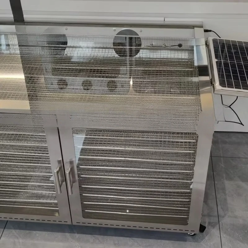 Solar Board Fruit Dryer Commercial Home Use Electric Heating 10 Trays Vegetable Fruit Drying Machine
