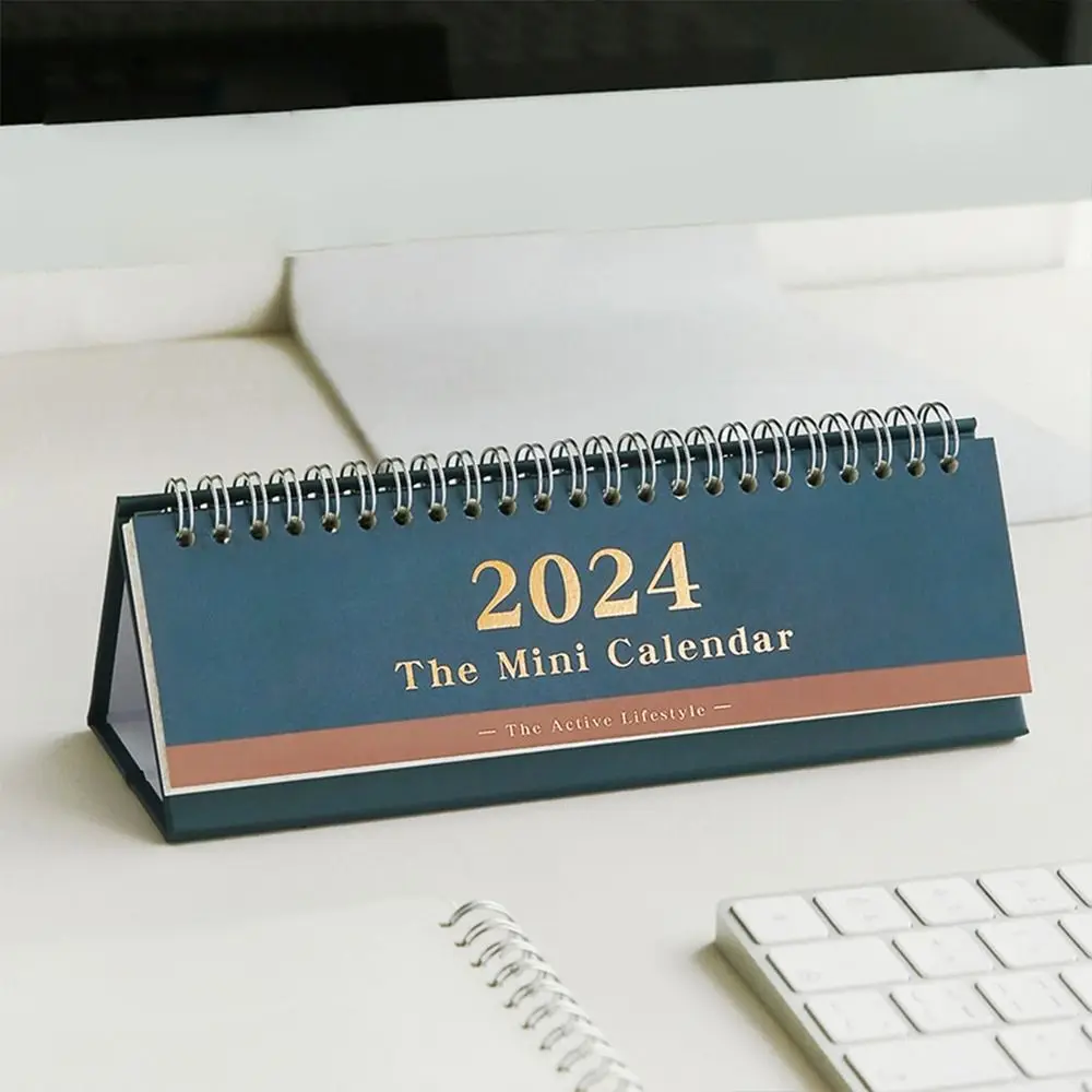 Promemoria programma 2024 calendario Desktop Agenda annuale data Display calendario Flip in piedi elenco delle cose da fare Agenda Organizer