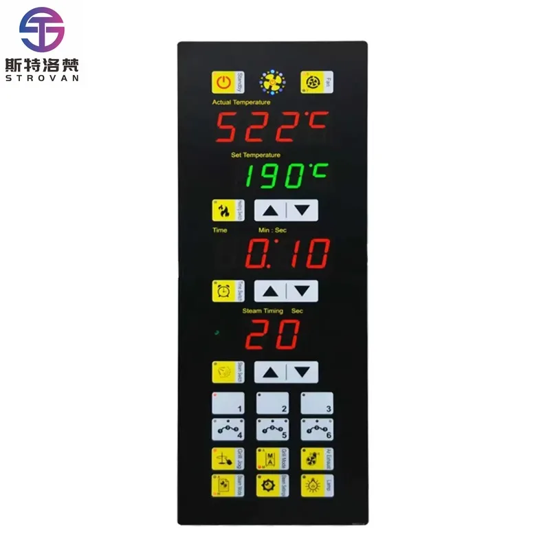 High Quality  Customized Kitchen Oven Temperature Controller Large Rotary Button Thermostat IP65 Rated LED Display 1C