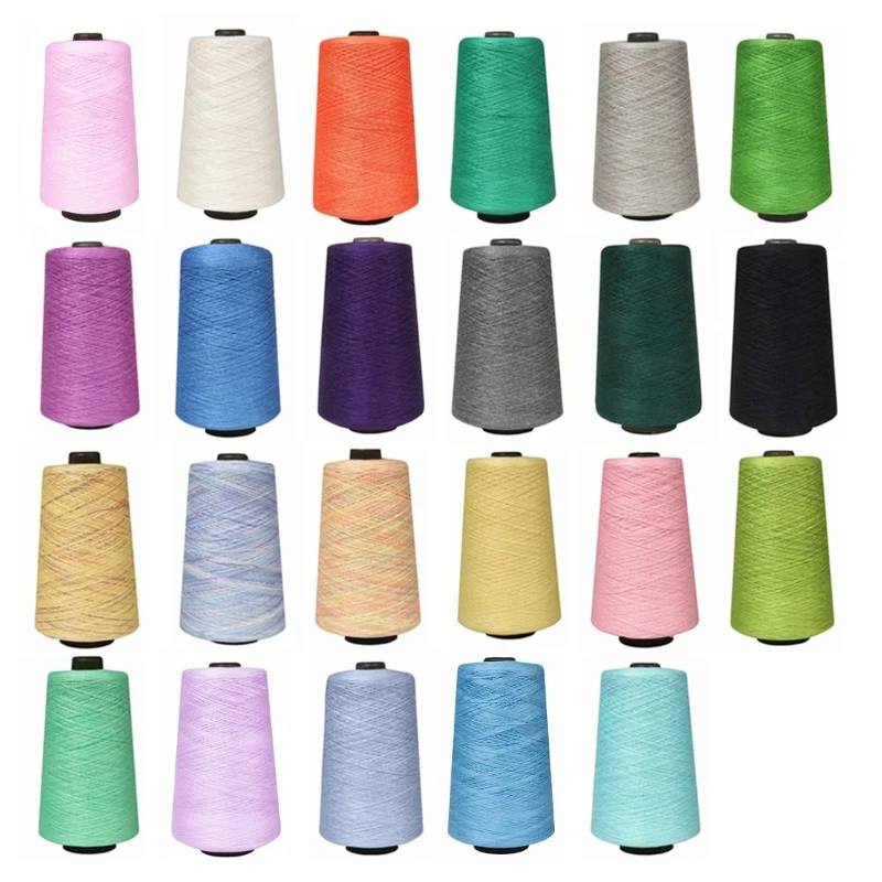 1 Roll 500g Natural Silk Knitting Yarn Summer Crochet Line for DIY Handwoven for Tank Top Cape Embroidey Thread