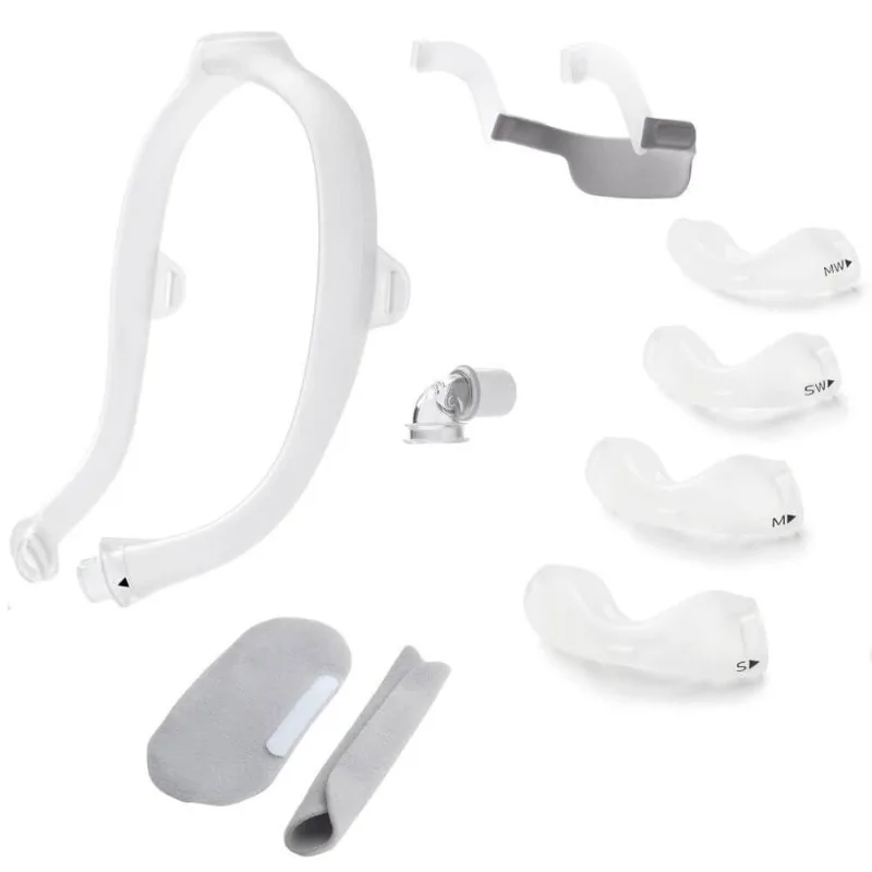 Nasal Cushion Prevent Snoring Replacement Nasal Pillow CPAP Mask Nasal Pillow Under the Nose Four Sizes S/M/SW/MW