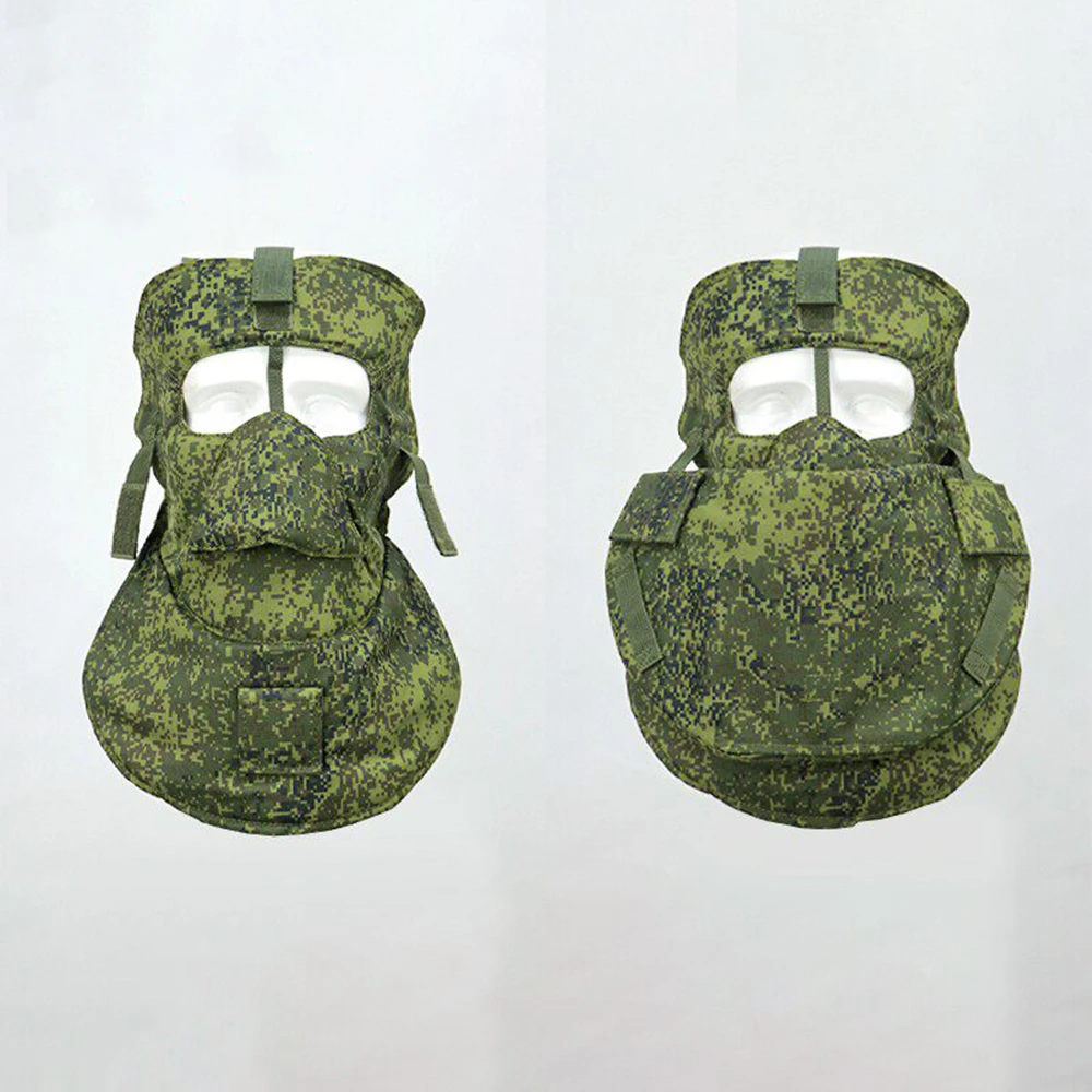Russian 6b49 Helmet Set Tactical EMR Camouflage Protective Combat Equipment with Full Face Mask Goggles for CS Airfoft Training
